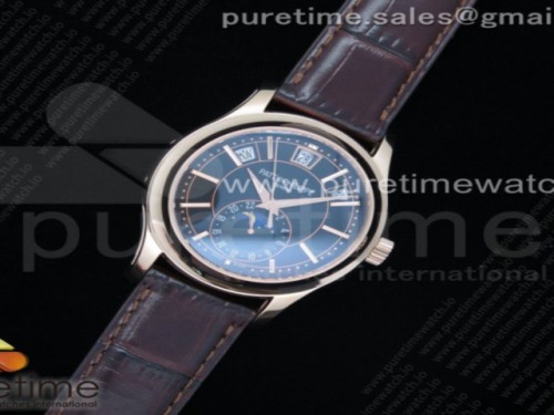 GR공장 파텍필립 애뉴얼 캘린더 로즈골드 블랙다이얼 가죽 _ Complications 5205R RG GRF Best Edition Black Dial on Brown Leather Strap A324