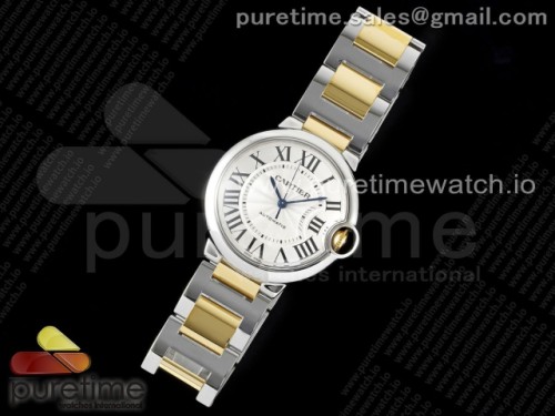 3K공장 까르띠에 발롱블루 36MM 옐로우골드 콤비 화이트다이얼 브슬 _ Ballon Bleu 36mm SSYG 3KF 11 Best Edition White Dial on SSYG Bracelet A076