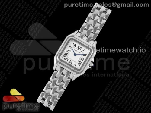 BV공장 까르띠에 팬더 27MM 브레이슬릿 쿼츠 _ Panthère 27mm BVF 11 Best Edition SS White Dial on SS Bracelet Ronda Quartz