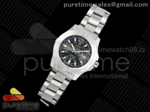 TF공장 콜트 44미리 COLT AUTOMATIC 44MM SS TF 11 BEST EDITION BLACK DIAL ON SS BRACELET A2824 V2