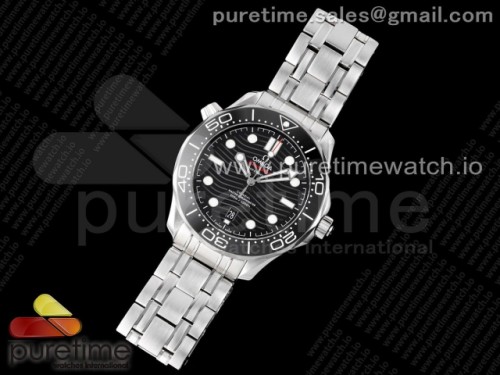 TWS공장 오메가 씨마스터 다이버 300 블랙 브슬 _ Seamaster Diver 300M TWS 11 Best Edition Black Ceramic Black Dial on SS Bracelet A8800