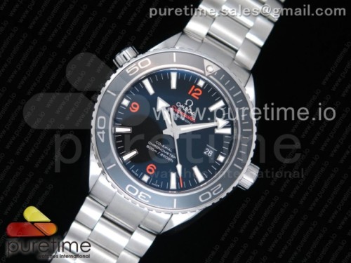 VS공장 오메가 플래닛오션 프로패셔널 세라믹베젤 오렌지 45.5mm _ 브슬 Planet Ocean Professional Ceramic Bezel 45.5mm 11 VSF Best Edition Orange Markers on SS Bracelet A8500 Super Clone