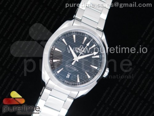 VS공장 오메가 아쿠아테라 150M Aqua Terra 150M Master Chronometers VSF 1_1 Best Edition Black Dial SS Hand on SS Bracelet A8900 Super Clone