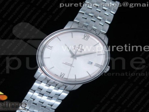 MK공장 V4 오메가 드빌 화이트 다이얼 _ 브슬 De Ville SS MKF 11 Best Edition White Dial SS Markers on SS Bracelet MIYOTA 9015 V4