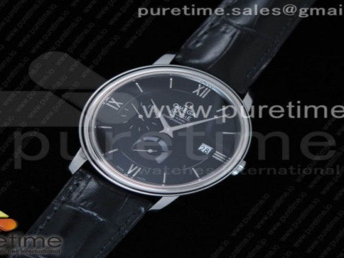 TW공장 오메가 드빌 프레스티지 파워리저브 블랙 다이얼 _ 가죽 De Ville Prestige Real Power Reserve SS TW 11 Best Edition Black Dial on Black Leather Strap A2824