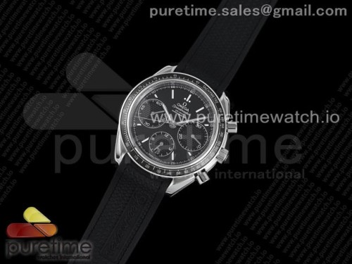 HR공장 오메가 스피드마스터 레이싱 마스터 블랙다이얼 _ Speedmaster Racing Master SS HRF Maker Black Dial on Black Rubber Strap A7750