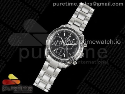 HR공장 오메가 스피드마스터 레이싱마스터 블랙다이얼 브슬 _ Speedmaster Racing Master SS HRF 1_1 Best Edition Black Dial on SS Bracelet A7750