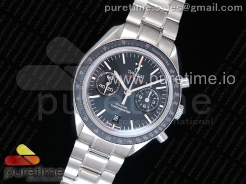 OM공장 V2 오메가 스피드마스터 문워치 블랙다이얼 오렌지로고 _ 브슬 Speedmaster Moonwatch Co-Axial OMF 11 Best Edition Black Dial Orange Logo on SS Bracelet A9300 (Black Balance Wheel) V2