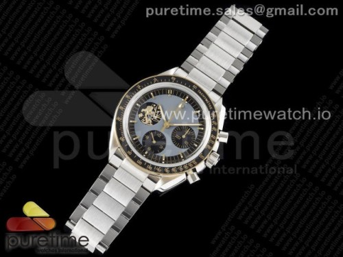 OM공장 오메가 스피드마스터 50TH주년 달착륙 기념판 크로노 _ Speedmaster 50th Anniversary of The Moon Landing OMF Best Edition on SS Bracelet Manual Winding Chrono Movement