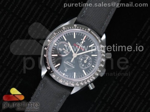 OM공장 오메가 스피드마스터 세라믹 Speedmaster _Dark Side of The Moon_ Real Ceramic OMF 1_1 Best Edition on Nylon Strap A9300
