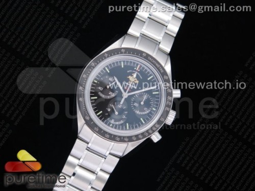 OM공장 오메가 스피드마스터 아폴로15 40주년 블랙다이얼 브슬 _ Speedmaster Apollo 15 40th Anniversary OMF 11 Best Edition Black Dial on SS Bracelet Manual Winding Chrono Movement