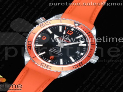 VS공장 메가 씨마스터 600M 오렌지베젤 오렌지러버스트랩 42MM _ Planet Ocean Professional Orange Bezel 42mm 11 VSF Best Edition on Orange Rubber Strap A8500 Super Clone