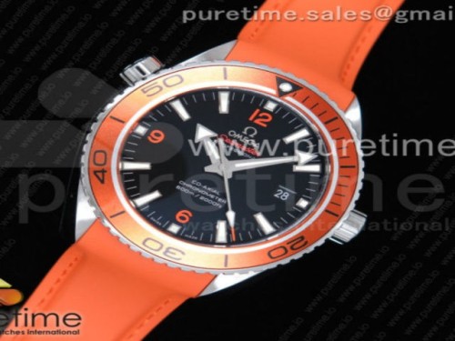 VS공장 오메가 씨마스터 600M 오렌지베젤 오렌지러버스트랩 45.5mm _ Planet Ocean Professional Orange Bezel 45.5mm 11 VSF Best Edition on Orange Rubber Strap A8500 Super Clone