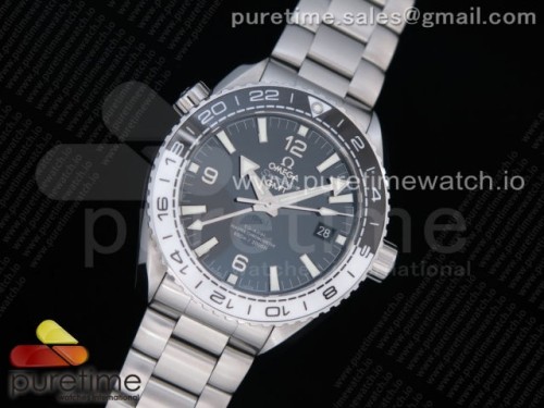 VS공장 플래닛오션 600M 블랙화이트 블랙다이얼 _ Planet Ocean 600M 'Tai Chi' GMT 43.5mm VSF 11 Best Edition BlackWhite Ceramic Bezel and Dial on SS Bracelet A8906 Super Clone