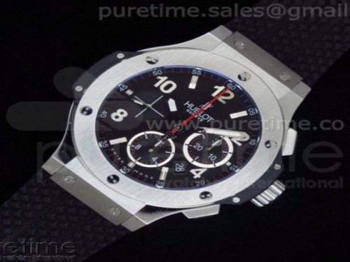 V6공장 위블로 빅뱅 에볼루션 44MM 블랙 다이얼 블랙 러버 스트랩Big Bang Evolution 44mm SS Black Dial on Black Rubber Strap HUB4104