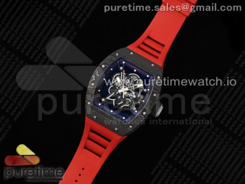 ZF공장 RM055 카본NTPT_Ti ZF 1_1 Best Edition Black Bezel Black Crown on Rubber Strap RMUL2 Super Clone