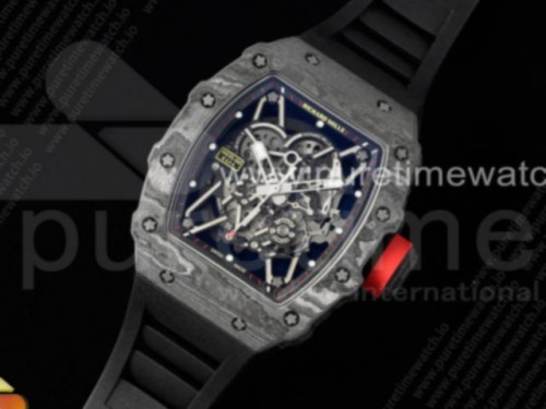 ZF공장 V4 RM035-02 NTPT 스켈레톤다이얼 블랙러버 _ RM035-02 Real NTPT ZF 11 Best Edition Skeleton Dial on Black Rubber Strap NH05A V4