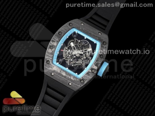ZF공장 리차드밀 RM055 블랙러버스트랩 _ RM055 Yas Marina Circuit Real NTPT ZF 11 Best Edition on Black Rubber Strap NH05A V3
