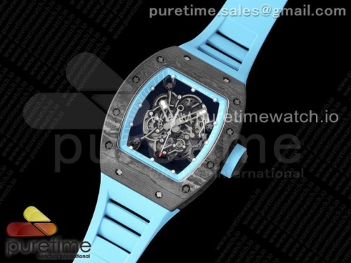 ZF공장 리차드밀 RM055 블루러버스트랩 _ RM055 Yas Marina Circuit Real NTPT ZF 11 Best Edition on Blue Rubber Strap NH05A V3