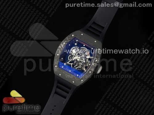 ZF공장 리차드밀RM055 NTPTTi ZF 11 Best Edition Black Bezel Black Crown on Rubber Strap RMUL2 Super Clone