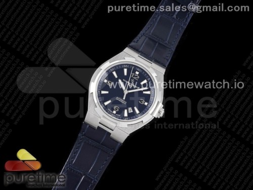 8F공장 바쉐론콘스탄틴 오버시즈 블루다이얼 블루가죽 _ Overseas SS 8F Maker Blue Dial on Blue Leather Strap MIYOTA9015
