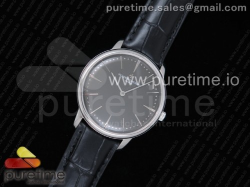 KZ공장 바쉐론콘스탄틴 패트리모니 스틸 블랙다이얼 가죽 _ Patrimony Calatrava SS KZF Best Edition Black Dial on Black Leather Strap MIYOTA 9015