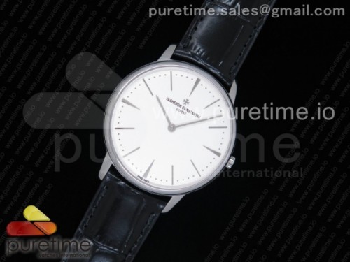 MK공장 바쉐론콘스탄틴 패트리모니 _ 가죽 Patrimony 81180 SS MKF 1_1 Best Edition White Dial on Black Leather MIYOTA 9039