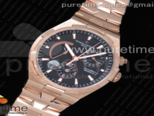 TWA공장 바쉐론콘스탄틴 오버시즈 듀얼타임 파워리저브 로즈골드 블랙다이얼 Overseas Dual Time Power Reserve RG TWA Best Edition Black Dial on RG Bracelet A1222