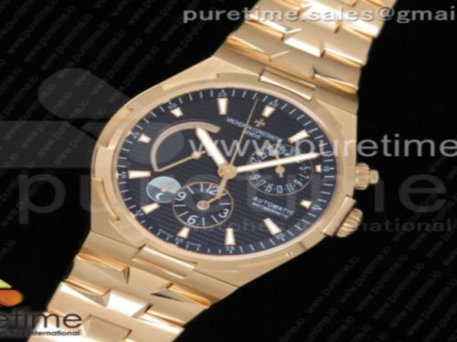 TWA공장 바쉐론콘스탄틴 오버시즈 듀얼타임 파워리저브 옐로우골드 블랙다이얼 Overseas Dual Time Power Reserve YG TWA Best Edition Black Dial on YG Bracelet A1222
