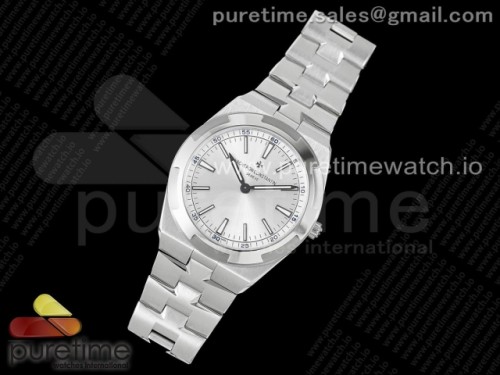 V8공장 바쉐론콘스탄틴 오버시즈 울트라 씬 2000V 실버화이트 _ Overseas Ultra-Thin 2000V V8F Best Edition White Dial on SS Bracelet A1120