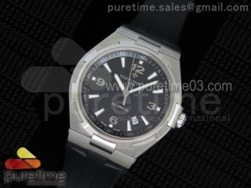 바쉐론콘스탄틴 오버시즈 블랙 텍스처드 다이얼Overseas SS 1_1 Best Edition Black Textured Dial on Black Rubber Strap MIYOTA9015