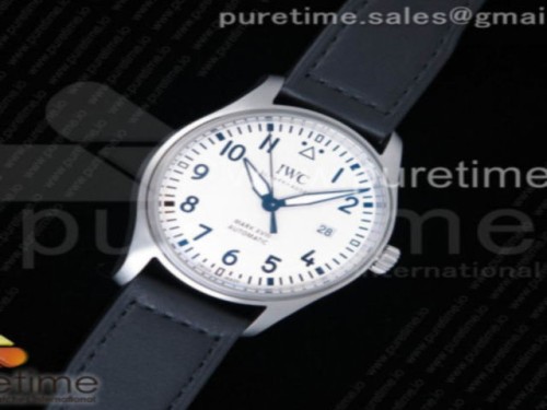 MK공장 IWC 마크18 327002 화이트다이얼 _ 가죽 Mark XVIII IW327002 MKS 1_1 Best Edition White Dial on Black Leather Strap MIYOTA 9015 V2