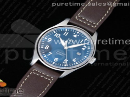 MK공장 IWC 마크18 327010 어린왕자 블루다이얼 _ 가죽 Mark XVIII IW327010 Le Petit Prince MKS 1_1 Best Edition Blue Dial on Brown Leather Strap MIYOTA 9015 V2