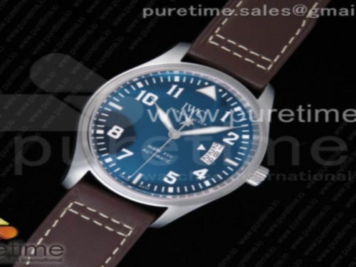 MK공장 V2 IWC 마크17 327004 어린왕자 블루다이얼 _ 가죽 Mark XVII IW327004 Le Petit Prince MKS 1_1 Best Edition Blue Dial on Brown Leather Strap MIYOTA 9015 V2