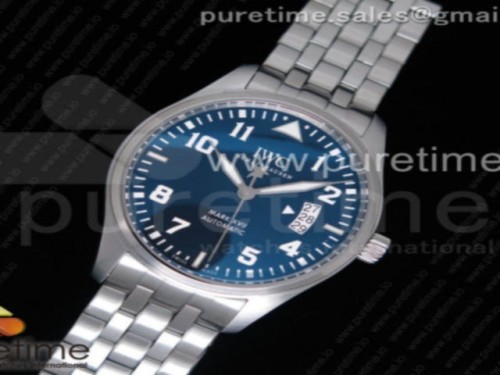 MK공장 V2 IWC 마크17 327014 어린왕자 블루다이얼 _ 브슬 Mark XVII IW327014 Le Petit Prince MKS 1_1 Best Edition Blue Dial on SS Bracelet MIYOTA 9015 V2