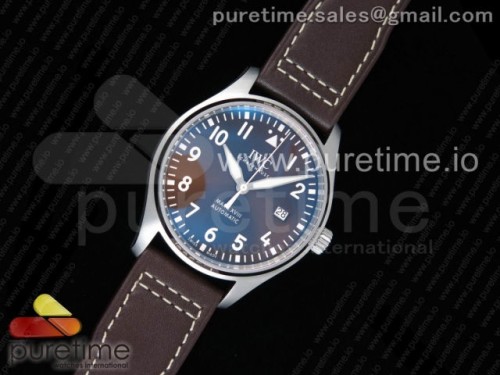 MK공장 V2 IWC 마크18 327003 앙투안 드 센티 엑세베리 _ 가죽 MARK XVIII ANTOINE DE SAINT EXUPÉRY IW327003 SS MKS 1_1 Best Edition on Brown Leather MIYOTA 9015