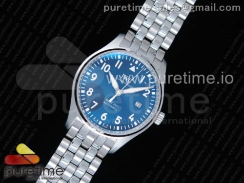 MK공장 V2 IWC 마크18 327016 어린왕자 블루다이얼 _ 브슬 Mark XVIII IW327016 Le Petit Prince MKS 1_1 Best Edition Blue Dial on SS Bracelet MIYOTA 9015 V2