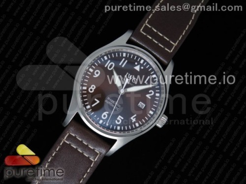 V7공장 IWC 마크18 327003 앙트안 드 센티 엑세베리 ETA2892무브 _ 가죽 MARK XVIII ANTOINE DE SAINT EXUPÉRY IW327003 SS V7F 1_1 Best Edition on Brown Leather Strap ETA2892