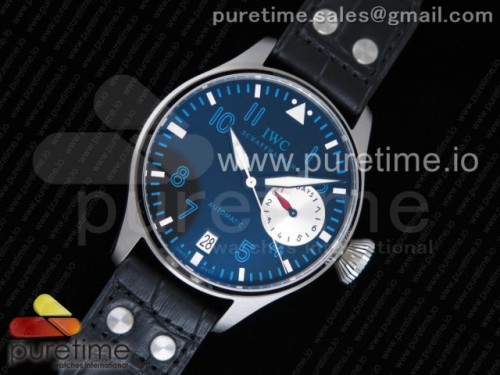 ZF공장 IWC 빅파일럿 500431 _ 가죽 Big Pilot Real PR IW500431 RUSSIAN _NEMOV_ ZF 1_1 Best Edition on Black Leather Strap A51111