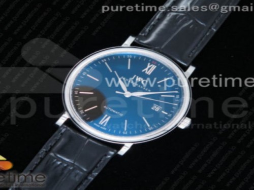 MK공장 IWC 포르토피노 오토매틱 블랙다이얼 _ 가죽 Portofino Automatic SS MKF 1_1 Best Edition Black Dial on Black Leather Strap MIYOTA 9015 V5