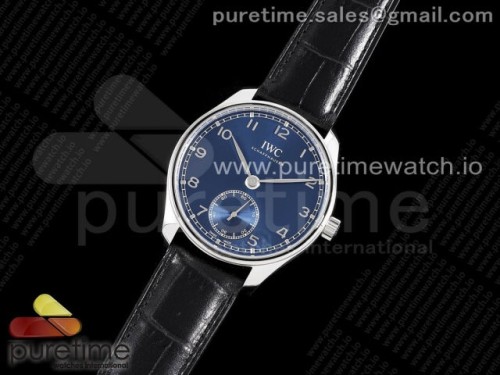 ZF공장 IWC 포르투기저 IW538305 블루다이얼 가죽 _ Portuguese IW358305 ZF 11 Best Edition SS Blue Dial on Black Leather Strap A82200