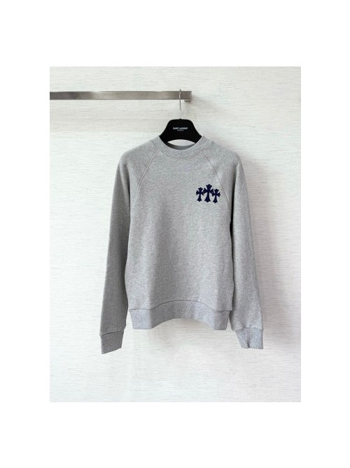 (AR 공장) 크롬하츠 25FW 그레이 스웨트셔츠