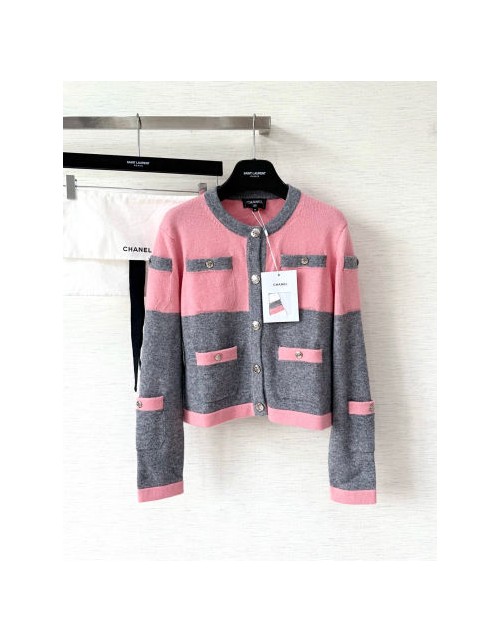 (AR 공장) 샤넬 25FW 매칭 니트 에이지리닝 여성용 가디건
