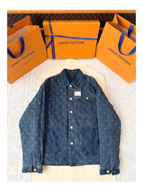 (AR 공장) 루이비통 x Nigo 25FW 슬릿 자수 조인트 퀼팅 재킷