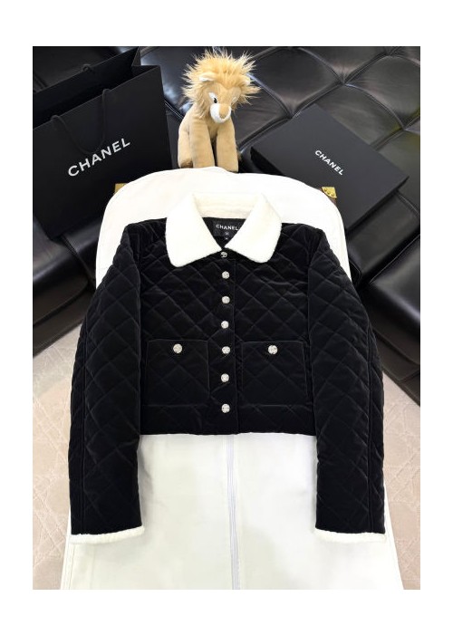 (AR 공장) 샤넬 24N 램스울 숏 코튼 재킷(2color)