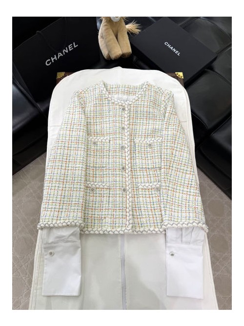 (AR 공장) 샤넬 25C 하운드투스 샤넬 스타일 재킷(2color)