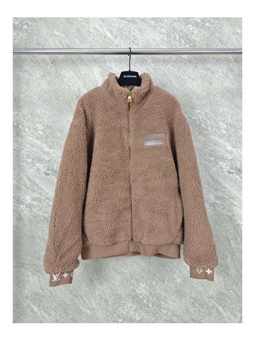 (GTR 공장) 루이비통 24FW 가죽 패치 테디 코트(2color)