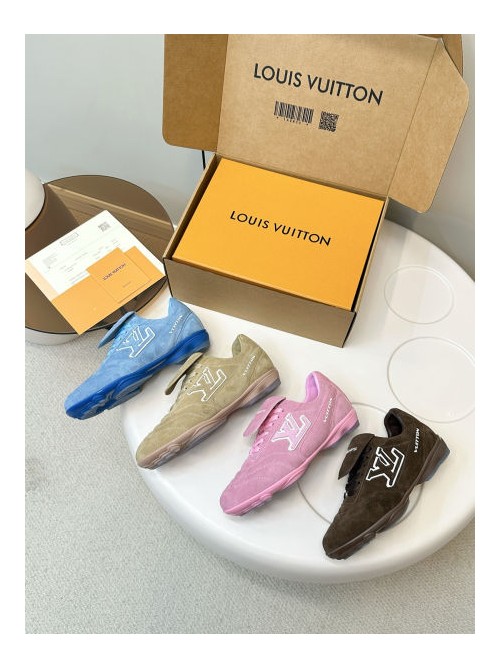 (BING공장) 루이비통 풋 프린트 사커 스니커즈(4color)